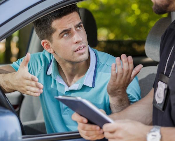 what to do if i've been issued a marijuana citation man arguing with a cop issuing a ticket
